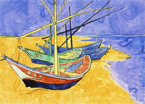 ART & ARTISTS: Vincent van Gogh drawings - part 3 | Beach canvas art, Van gogh paintings ...