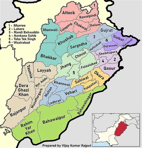 Divisions of Punjab, Pakistan - Wikiwand