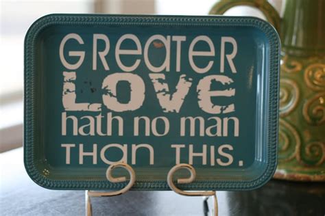 Items similar to Greater Love Hath No Man Than This Easter Sign Decor on Etsy