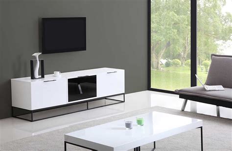 Modern White-Black TV-Stand BM35 | TV Stands