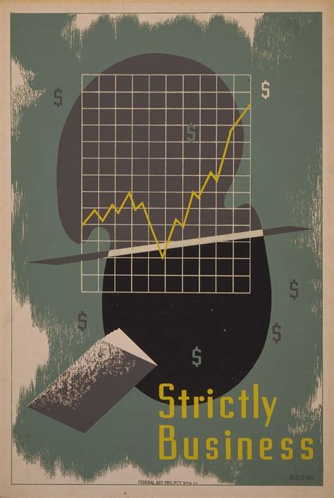 Strictly business (1936-1939) vintage poster | Free Photo Illustration - rawpixel