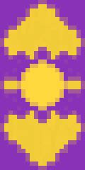 Intersex LGBTQ+ Flag | 💛🟣 Minecraft Banner