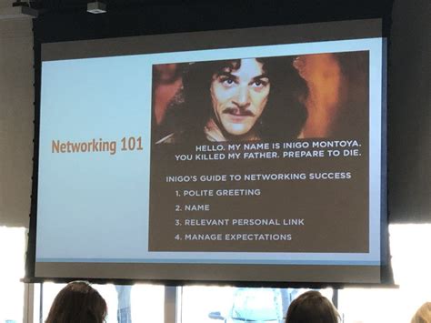 Inigo Montoya's Guide to Networking Success | Inigo montoya, Funny ...