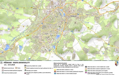 Mapa kriminality Příbram 1. 5. - 14. 5. 2019 | Bezpečná Příbram