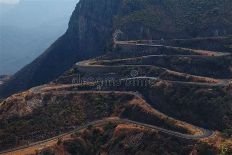 Serra Da Leba Road Seen from Lubango, Angola Stock Photo - Image of ...