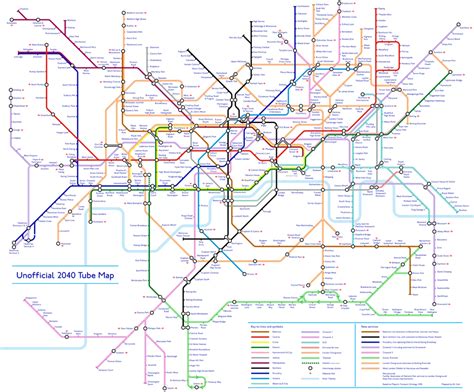 This Is What The Tube Map Could Look Like In 2040 | Londonist