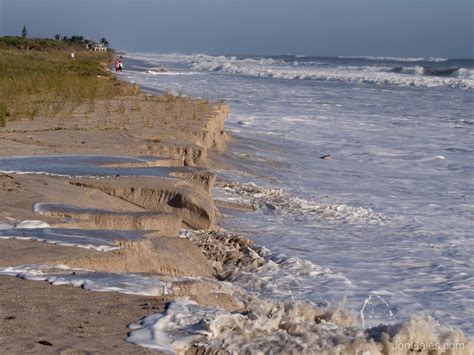 Sebastian beach erosion - Hurricane Sandy on Florida's Atlantic coast - Jon Gales