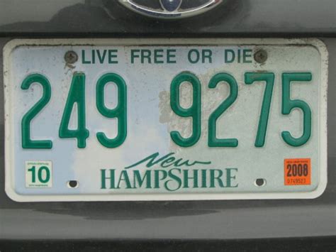 New Hampshire License Plate Rules: All You Wanted To Know