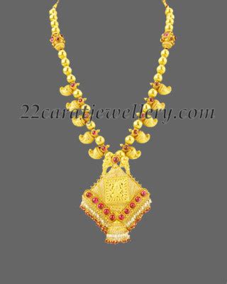 South Indian Traditional Temple Jewelry - Jewellery Designs