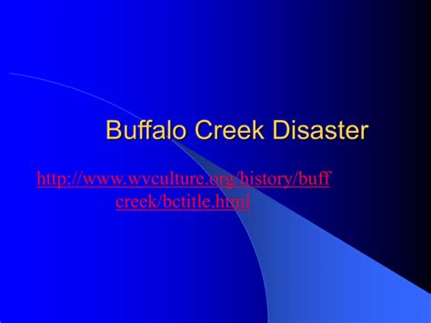 Buffalo Creek Disaster