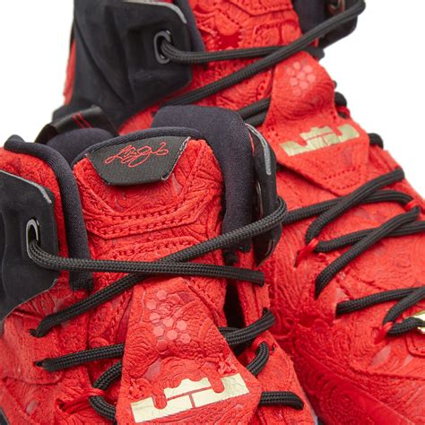 Nike LeBron XII EXT 'Red Paisley' University Red & Black | END. (US)