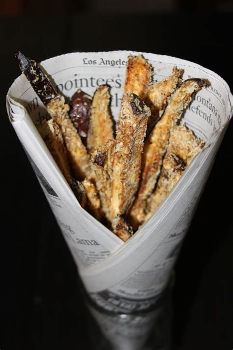 cooking out of the box: Eggplant fries