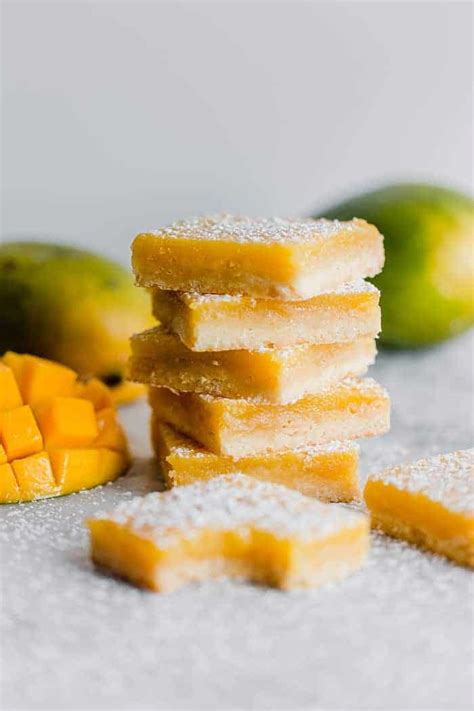 Mango Lemon Bars Recipe - Grandbaby Cakes