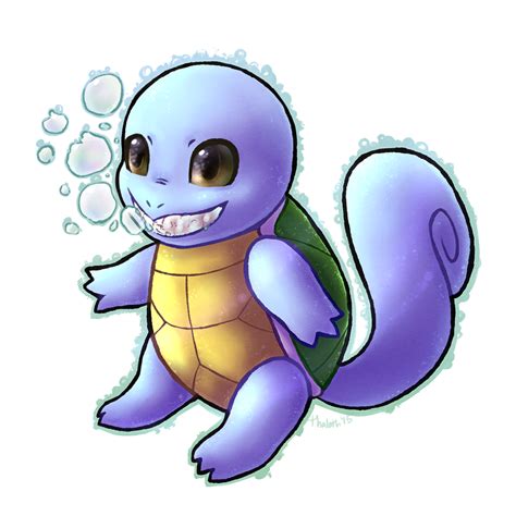 007 - Shiny Squirtle by thalath on DeviantArt