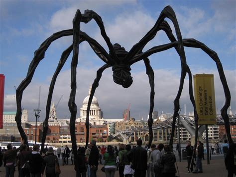 Tate Modern giant spider sculpture - Nomadic Boys