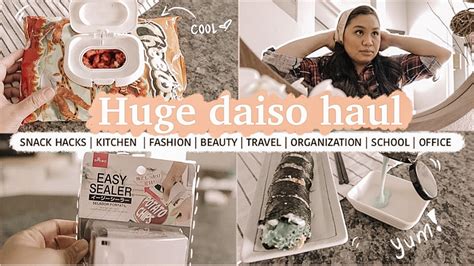 HUGE Daiso Haul MUST BUYS AND HAVE! TESTING EVERYTHING I GOT // JAPANESE DOLLAR STORE HAUL🌺 ...