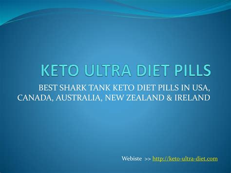 Keto Ultra Diet Pills | Keto Ultra Diet Shark Tank by Keto-Ultra-Diet Com - Issuu