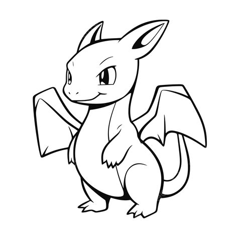 Pokemon Coloring Pages Elegant Pokemon Outline Sketch Drawing Vector ...