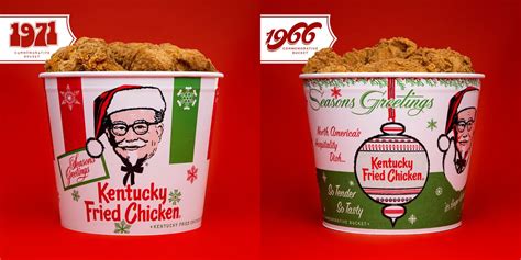 KFC Has 3 New Limited-Edition Holiday Buckets Including One With A Retired Tagline