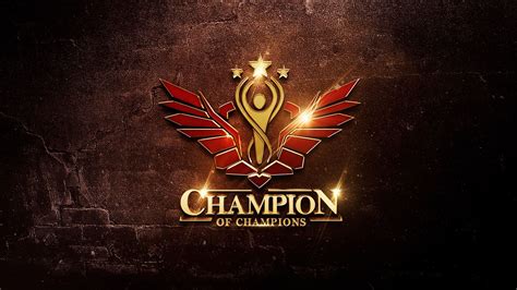 Champion of Champions | Vector art illustration graphics, Corporate event design, 3d logo