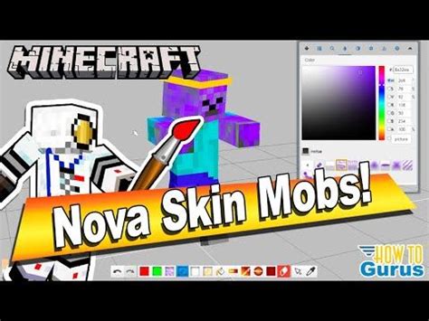 I Show You How to Make Custom Mobs with a Minecraft Nova Skin Texture ...