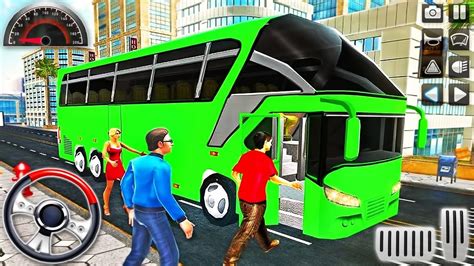 Coach Bus Driving Simulator 3D - Mobile Transporter City Passenger - Android GamePlay - YouTube