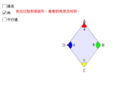 菱形的特性 – GeoGebra