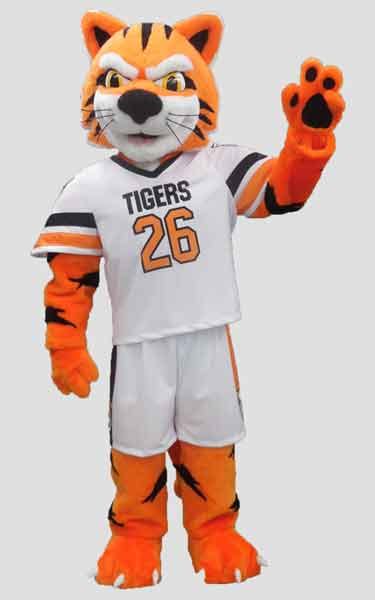 Clyde The Tiger - Reedley College - Olympus Mascots