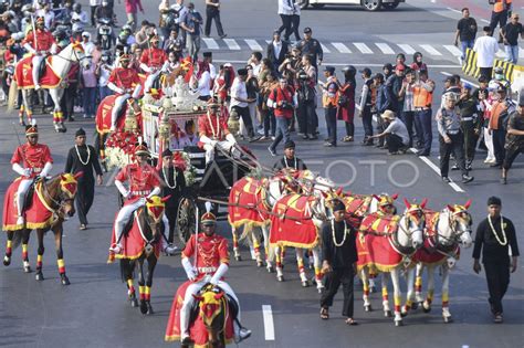 Kirab Bendera Pusaka Merah Putih | ANTARA Foto