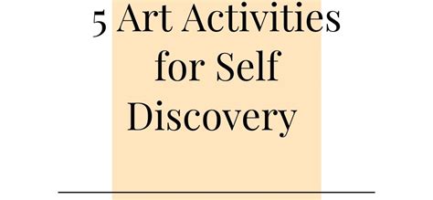 5 Easy Expressive Art Activities for Self Discovery - Alexandria Cruz