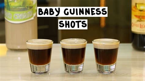 Baby Guinness Shot | Recipe | Baby guiness shot recipe, Irish cream ...