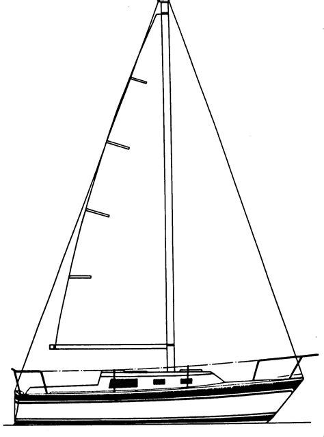 Sailboat Drawing | Free download on ClipArtMag