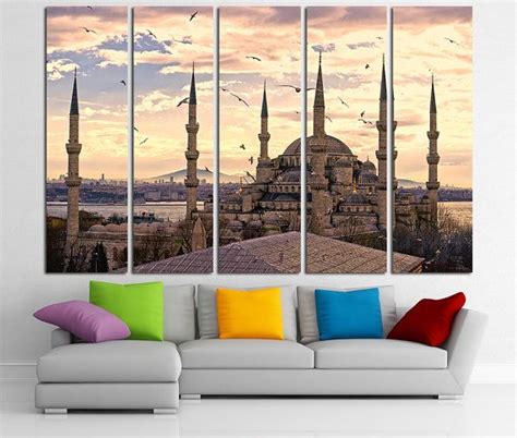 Turkey Large Canvas Print Wall Art Istanbul Wall Art Turkey | Etsy | Canvas art decor, Large ...