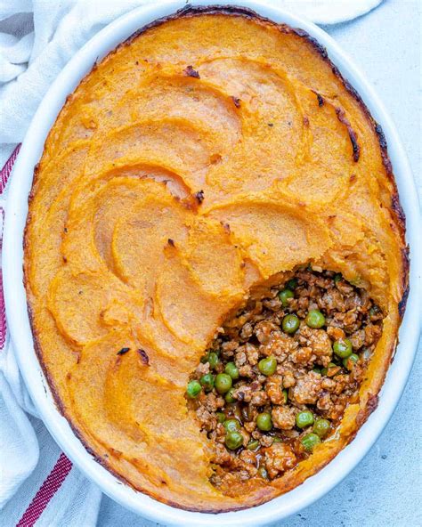 Healthy Sweet Potato Shepherd's Pie Recipe | Healthy Fitness Meals