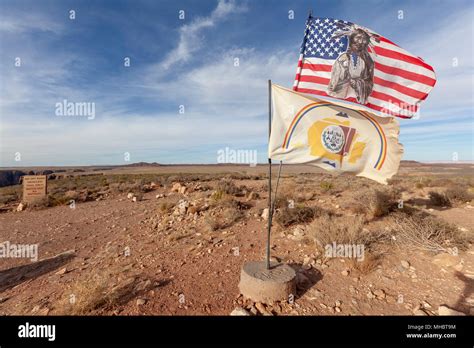 Navajo Nation Flag Stock Photo - Alamy