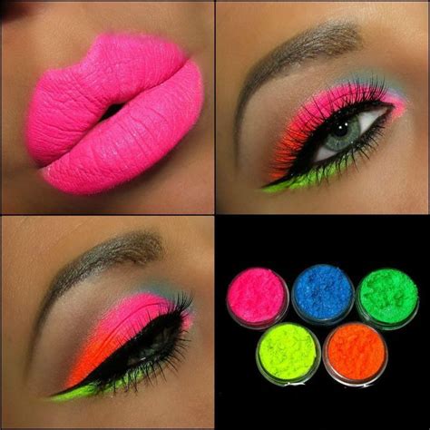 MixedRaceBeauty♡ Neon Makeup, Glowing Makeup, Eye Makeup Art, Love Makeup, Makeup Tips, Beauty ...