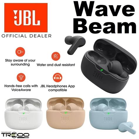 JBL Wave Beam True Wireless In-Ear Earphone with Mic, Audio, Earphones on Carousell