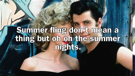 Grease - Summer Nights lyrics (Lyric Video) - YouTube