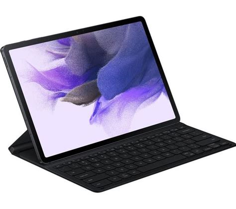 Buy SAMSUNG Galaxy Tab S8+ & S7 FE Keyboard Slim Book Cover - Black | Currys