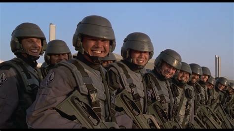 Starship Troopers Doing my part Join the Mobile Infranty - YouTube