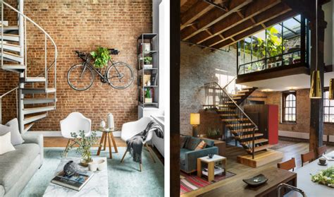 INDUSTRIAL STYLE LOFT APARTMENT DESIGNS