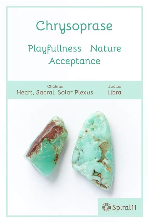 Chrysoprase: Meaning, Metaphysical & Healing Properties | Spiral11 ...