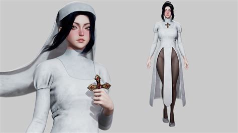 ArtStation - Nun - Game Ready | Game Assets