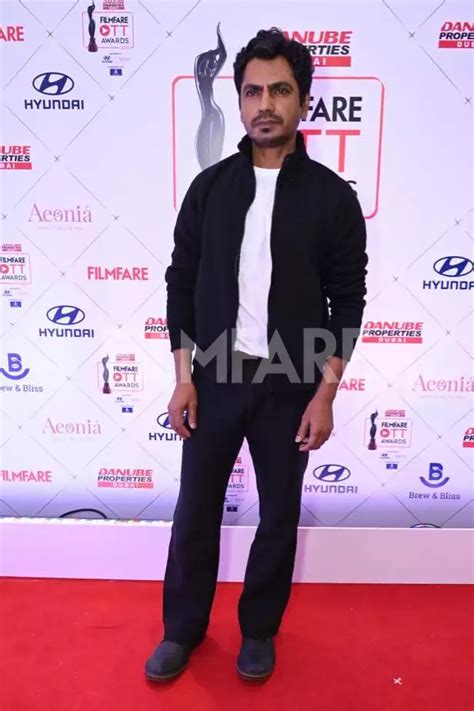 Danube Properties Filmfare OTT Awards 2022: Nawazuddin Siddiqui arrives at the red carpet ...