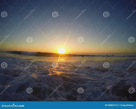 Sunlight Rays through the Ocean Stock Photo - Image of horizon, sunlight: 99084176