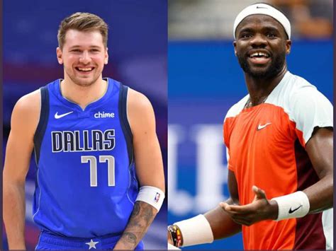 Frances Tiafoe's latest training kit grabs the attention of Dallas Mavericks' Luka Doncic