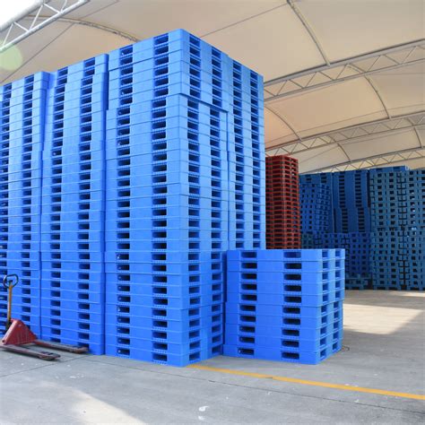 Double Deck Stackable Plastic Pallet | Plastic pallets, Pallet manufacturers, Pallet