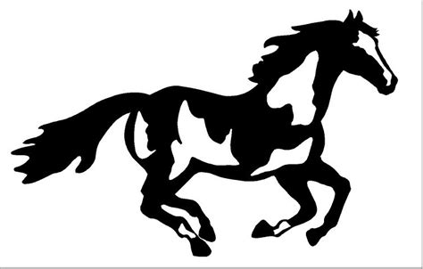 Paint Horse Decal Running | Horse silhouette, Horse painting, Painted pony