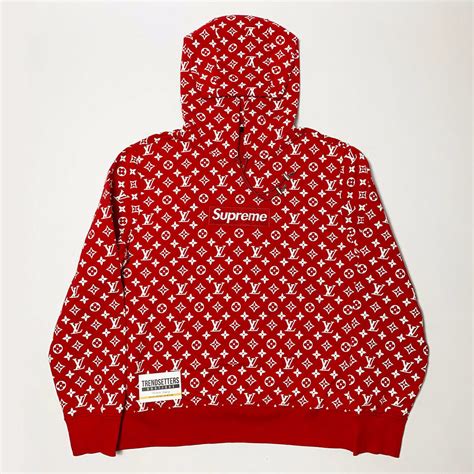 LOUIS VUITTON SUPREME BOX LOGO HOODIE AUTHENTIC | Louis vuitton supreme, Box logo hoodie ...