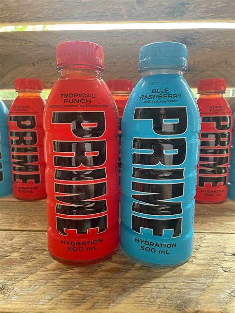 Prime Hydration 2x Bottles 1x Blue Raspberry 1x Tropical - Etsy